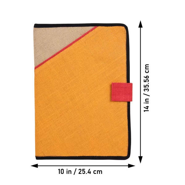 Jute Executive A4 Document Folder-Set of 2
