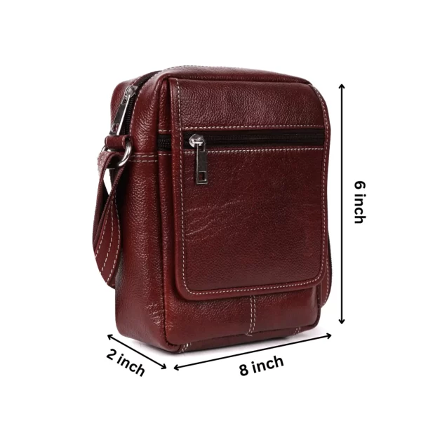 Dimension Leather Crossbody Sling Bag
